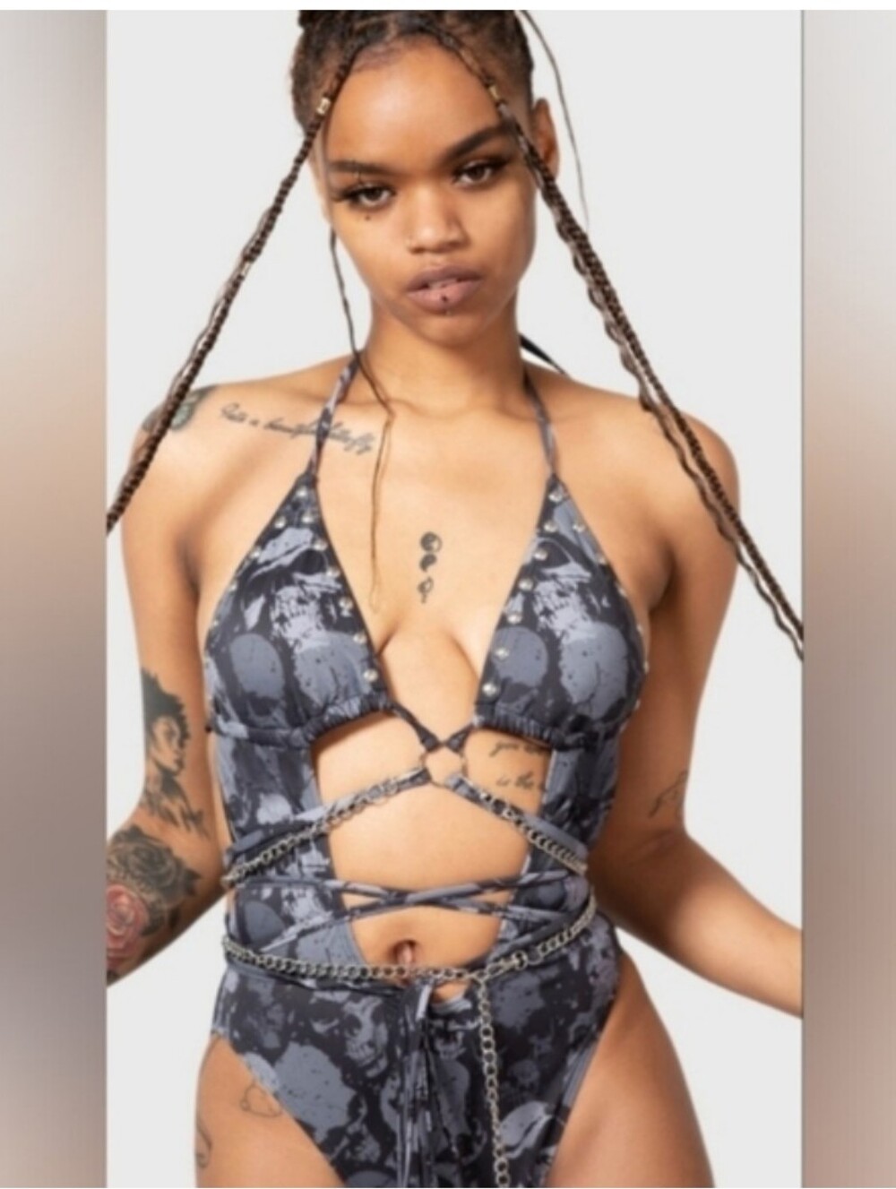 NWT Killstar Shipwreck One Piece Swimsuit Size XXL